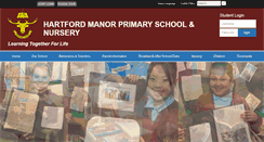 Desktop Screenshot of hartfordmanorcpschool.co.uk
